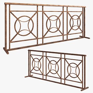 Simple Railing Fencing model