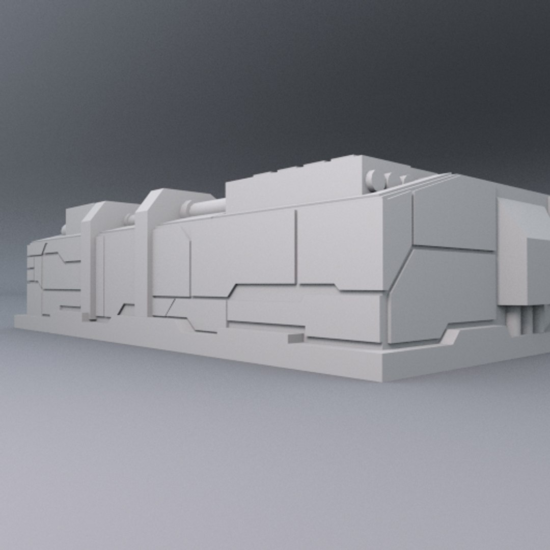 3d greeble structure