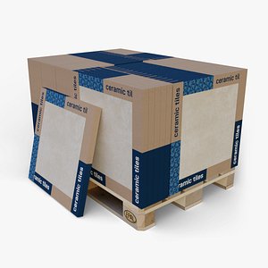3D pallet with tiles