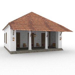 Dutch Building Old House 3D model