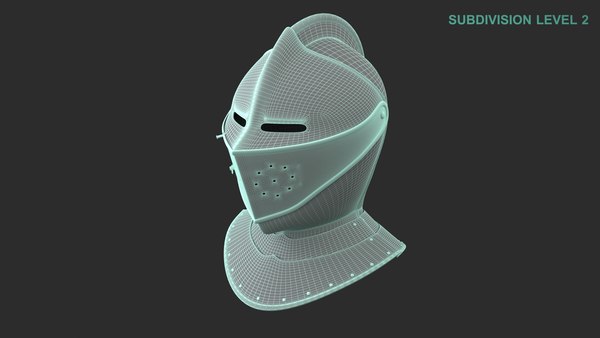 3D Knight Helmet - TurboSquid 1968548