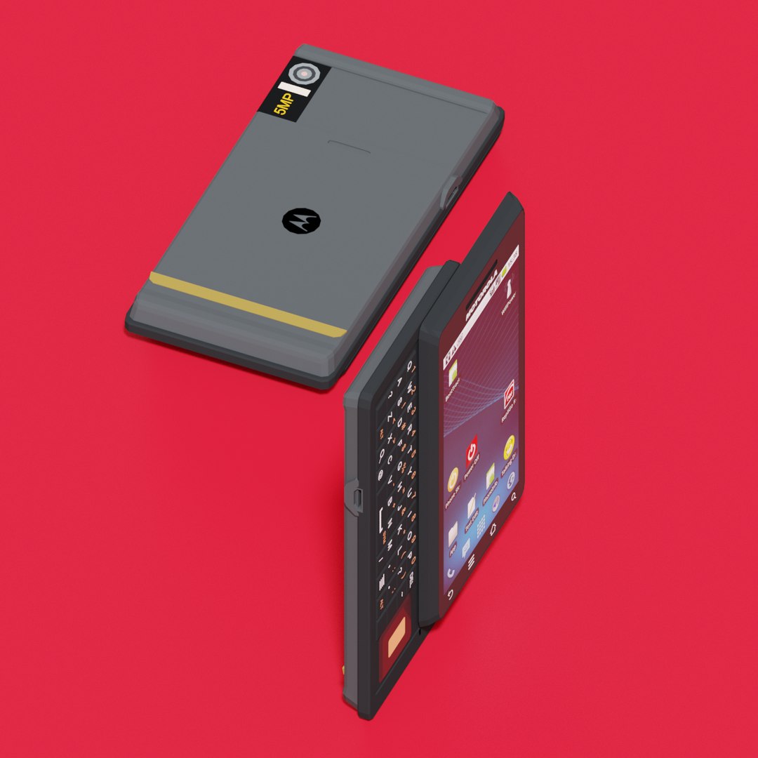 3D Motorola Milestone Mobile Phone - TurboSquid 1554438