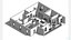 3D model Coliving - Revit model