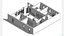 3D model Coliving - Revit model