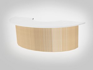 Scandinavian Reception desk 8 feet