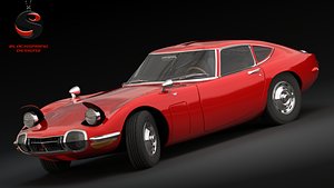 3d toyota 2000 gt