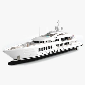 heesen pollux luxury yacht model