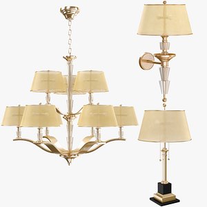 3D luxury lamps chandelier