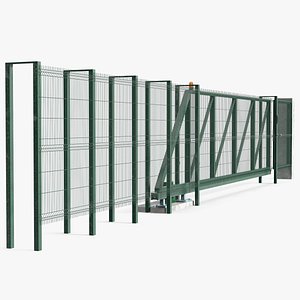Commercial Chain Link Gates Green