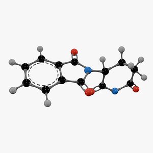 3D Thalidomide Molecule