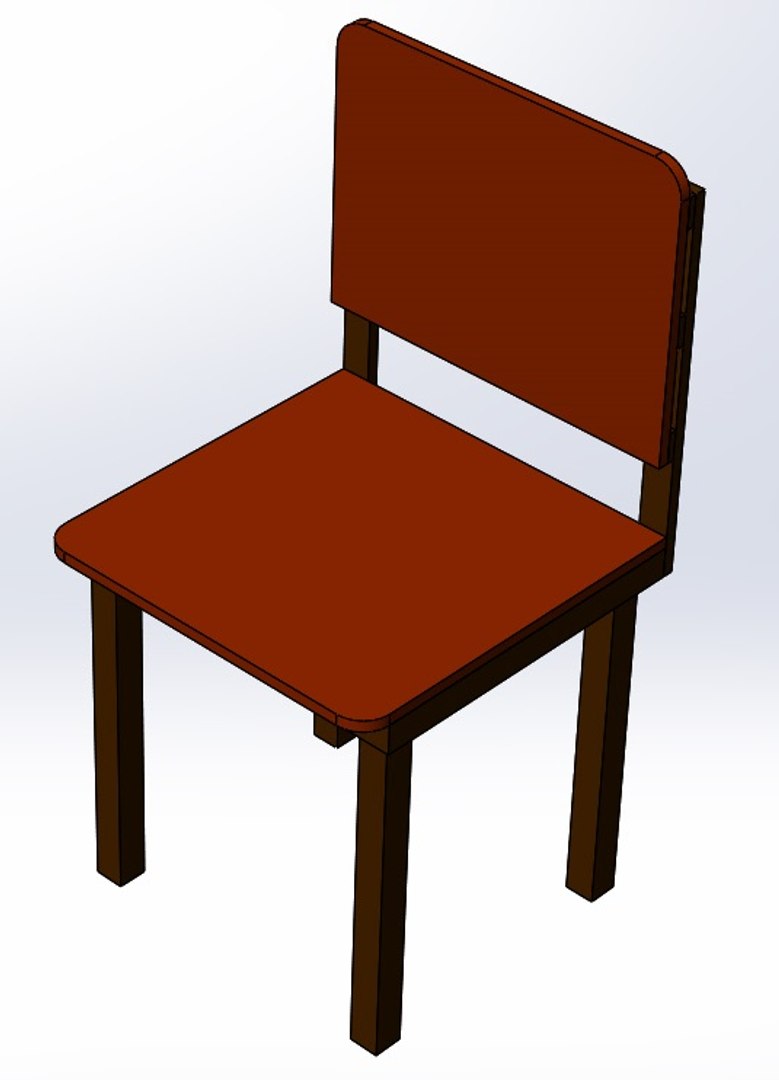 Chair Solidworks 3D Model TurboSquid 1227569