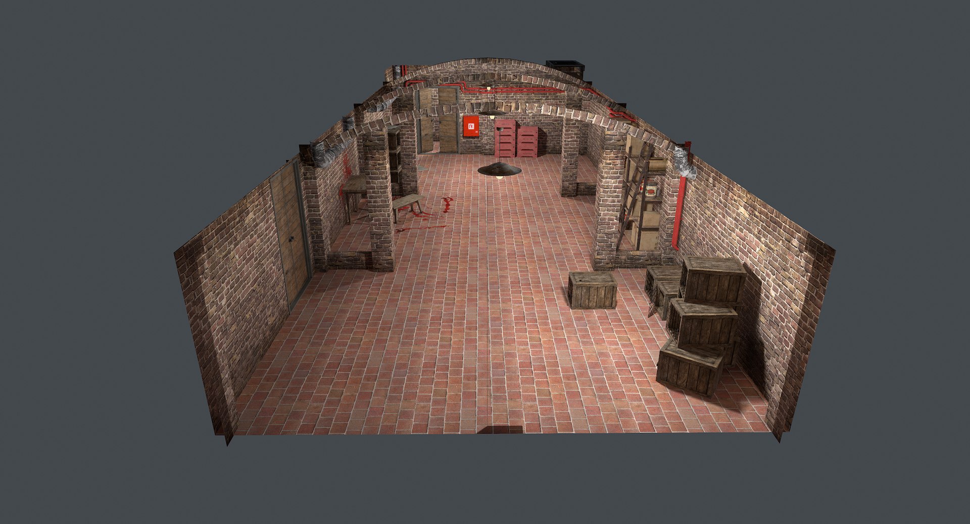 Basement Interior 3d Model Turbosquid 1447395