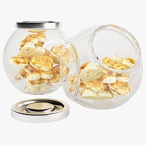 Chocolate Chip Cookies in a Glass Jar 12