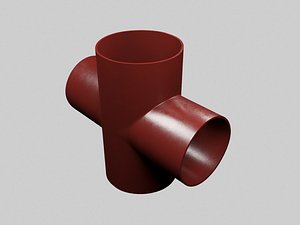 SML cast iron pipes and fittings 3D model
