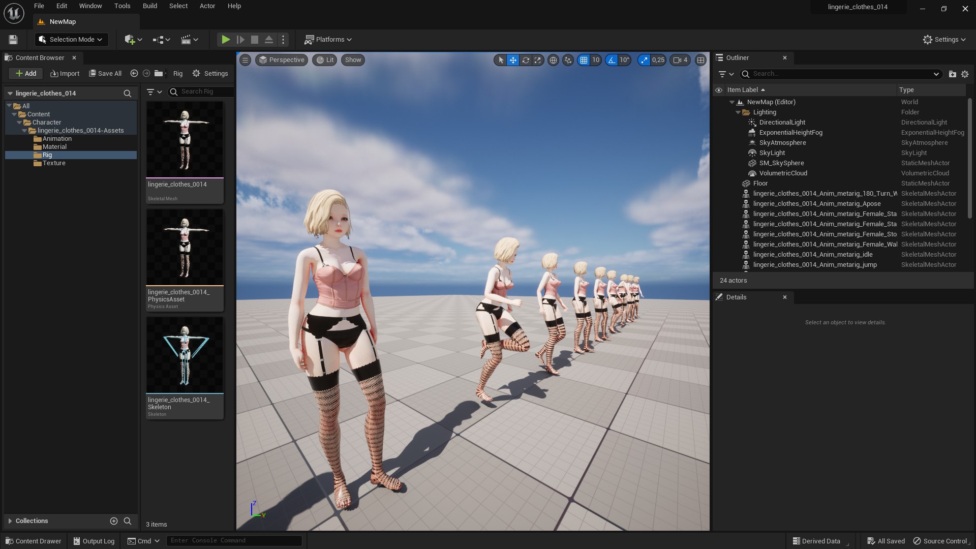 3D Lingerie clothes 0014 - Rigged -Unreal - Unity - Blender - Animated - Realistic Female Character model https://p.turbosquid.com/ts-thumb/7e/J9RQK0/tp/7/png/1757113127/1920x1080/fit_q87/bc2b564c014cf6d0b7abd6b23f8bff34210b8d3f/7.jpg