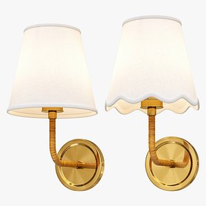 3D Serena and Lily sconce Larkspur