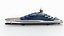 Superyacht blu profondo