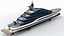 Superyacht blu profondo