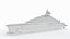 Superyacht blu profondo