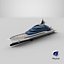 Superyacht blu profondo