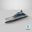 Superyacht blu profondo
