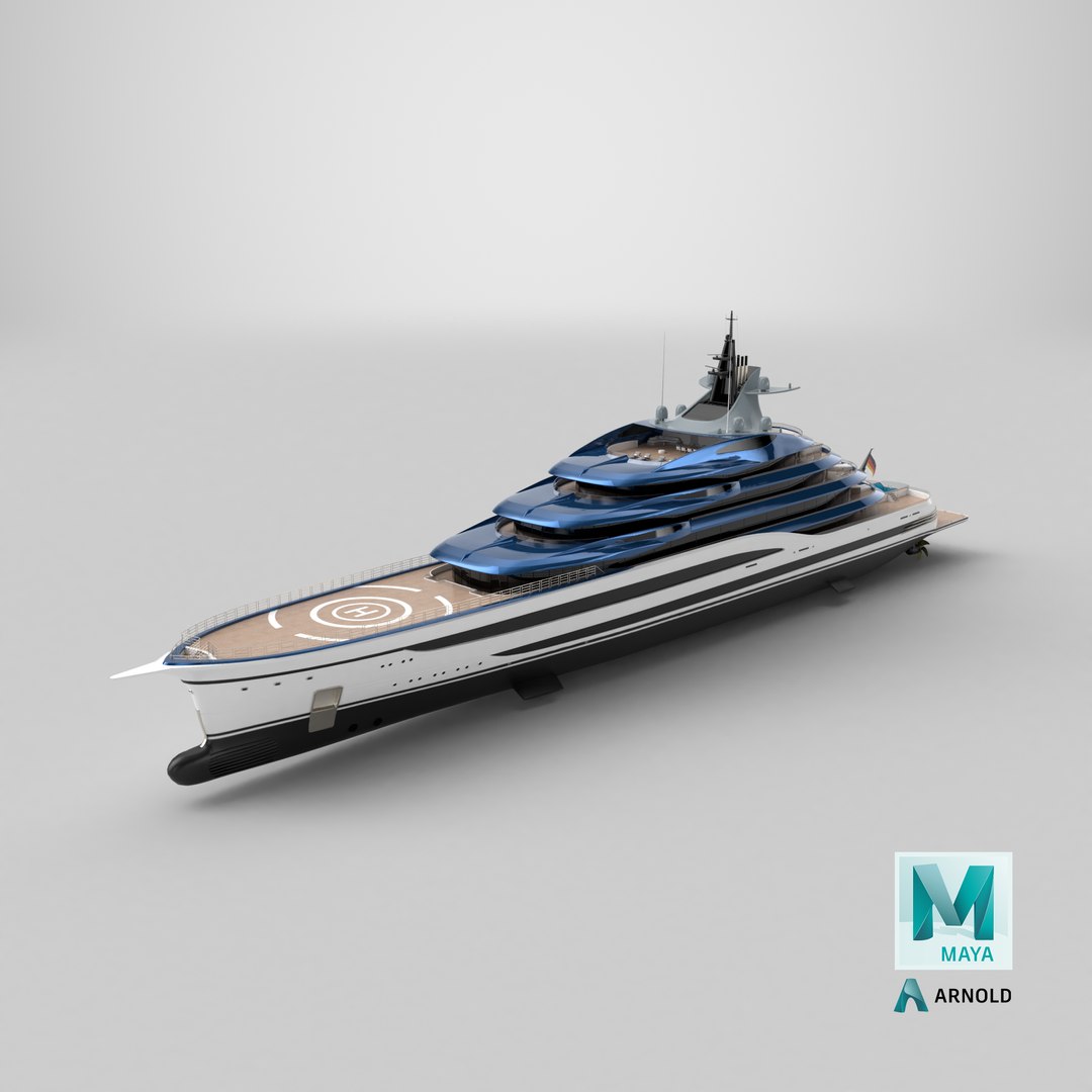 Deep Blue Superyacht 3D model https://p.turbosquid.com/ts-thumb/7e/UNQ0v2/jV/stemcell_maya_arnold_render/png/1770218733/1920x1080/fit_q87/0a2bd1077cf0de21ce5759f6c9aa75e9e5dd0fd0/stemcell_maya_arnold_render.jpg