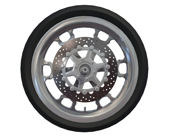 3d motorcycle wheels