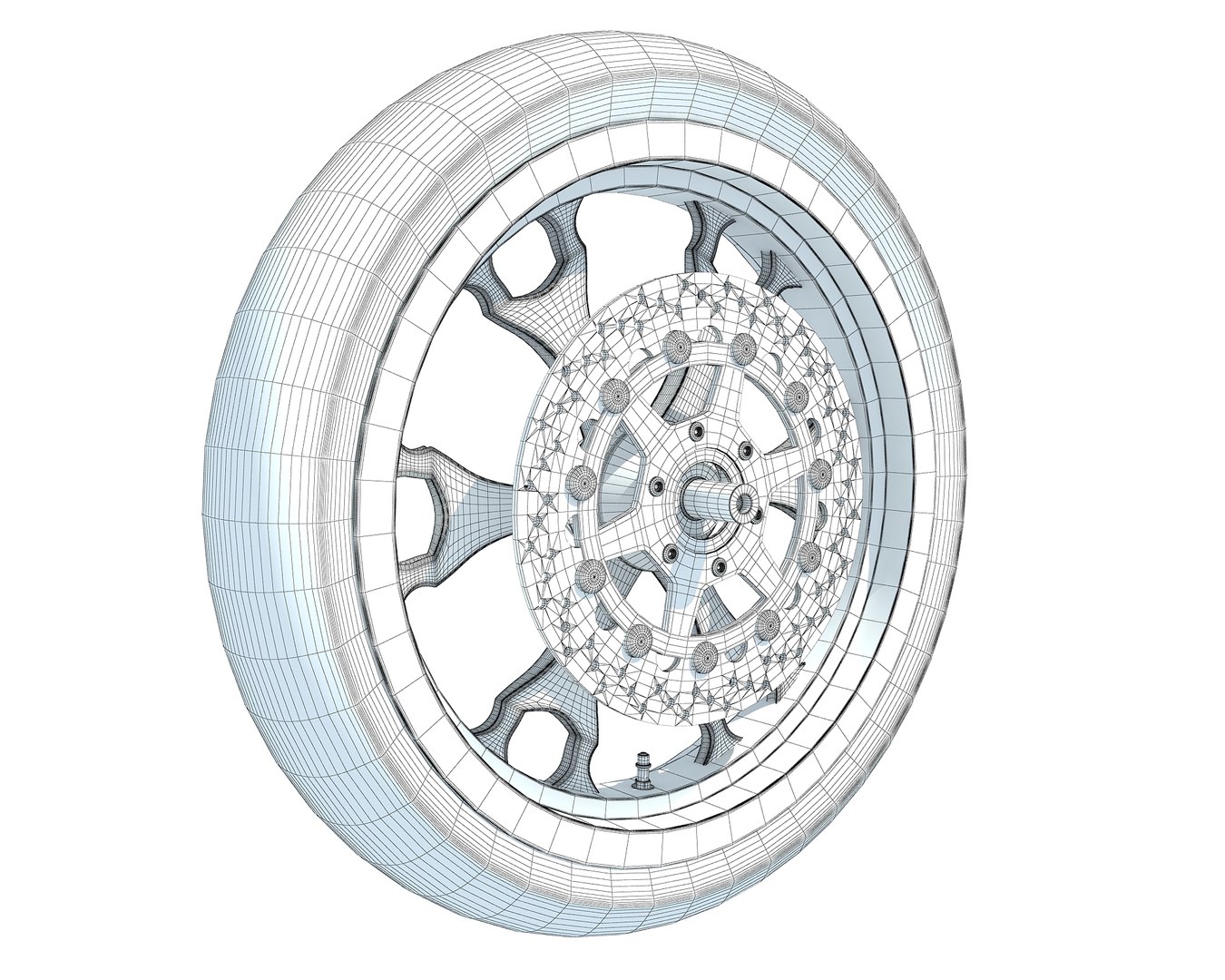 Motorcycle Wheel 3D Model - TurboSquid 1170967