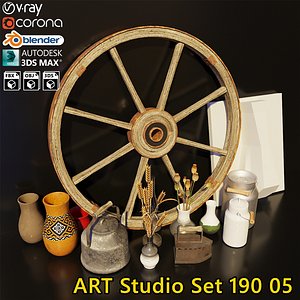 artist studio life set model