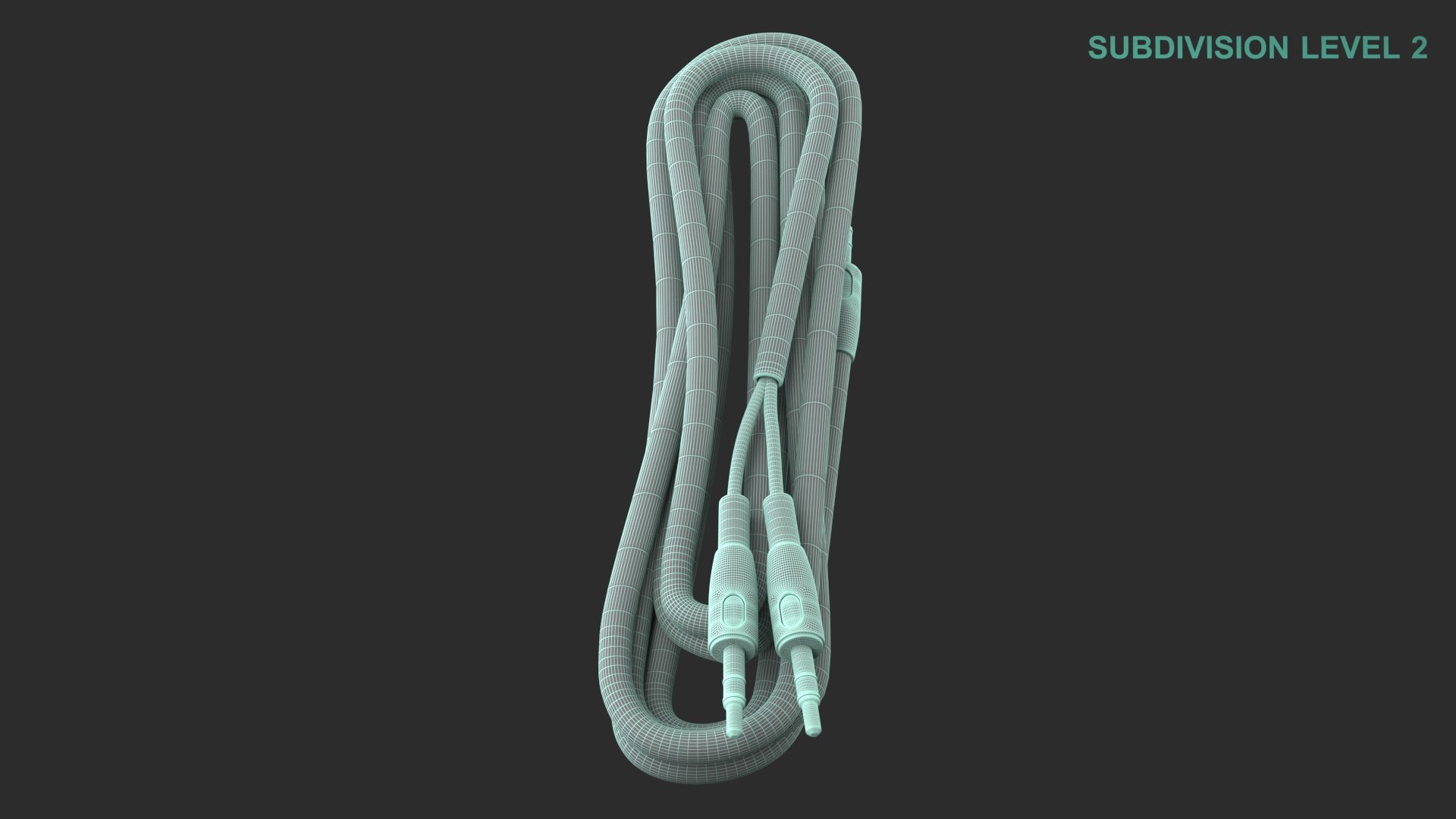 3D model Aux Cable https://p.turbosquid.com/ts-thumb/7e/jnQTMi/Na/wireframe0002/jpg/1708587010/1920x1080/fit_q87/d9c5ab4bd7101dcf317327425dc67156736f028a/wireframe0002.jpg
