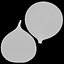 Black Tableware and Figs