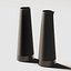 Black Tableware and Figs