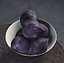 Black Tableware and Figs