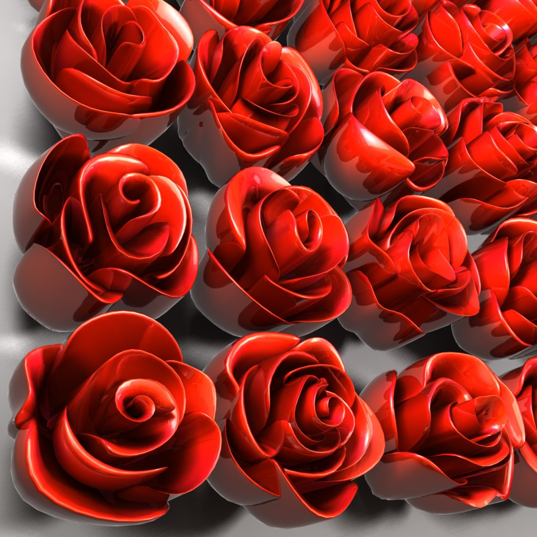 Roses 02 Cnc 3D - TurboSquid 1152890
