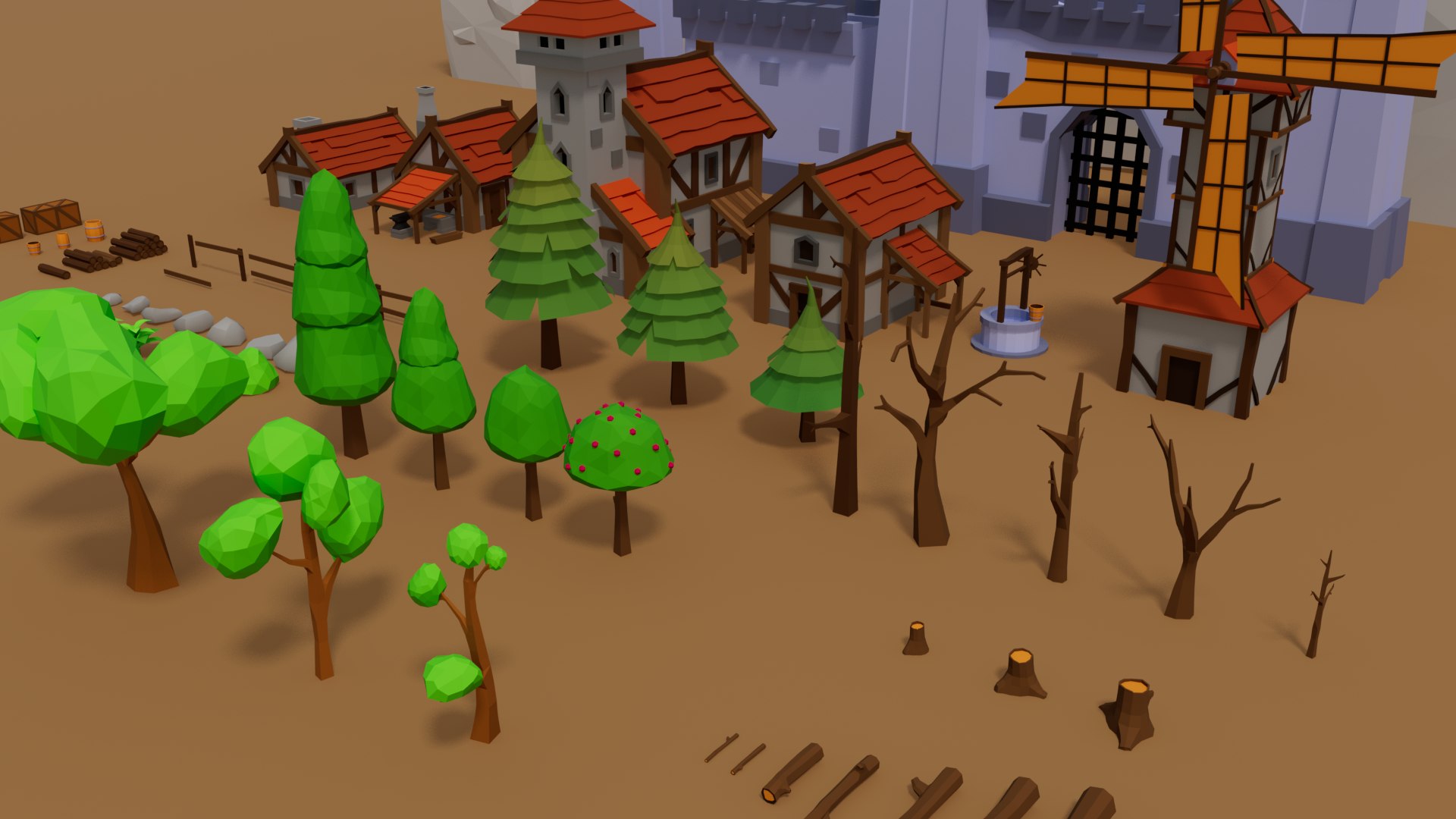 3D Low Poly Nature Mediaval Style Pack model https://p.turbosquid.com/ts-thumb/7e/pBYdrj/xP/view_02/png/1748482170/1920x1080/fit_q87/e89acb22841cec12e542a680eebf7b54211bc25f/view_02.jpg