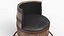 Barrel Bar Chair Dirty