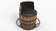 Barrel Bar Chair Dirty