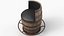 Barrel Bar Chair Dirty