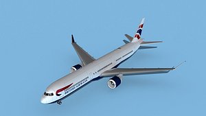 Boeing 767-400 British Airways 3D