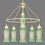 Canopy Designs Small Sara Glass Chandelier