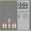 Canopy Designs Small Sara Glass Chandelier