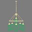 Canopy Designs Small Sara Glass Chandelier