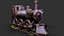 locomotive mining old rusty iron wreck PBR photogrammetry