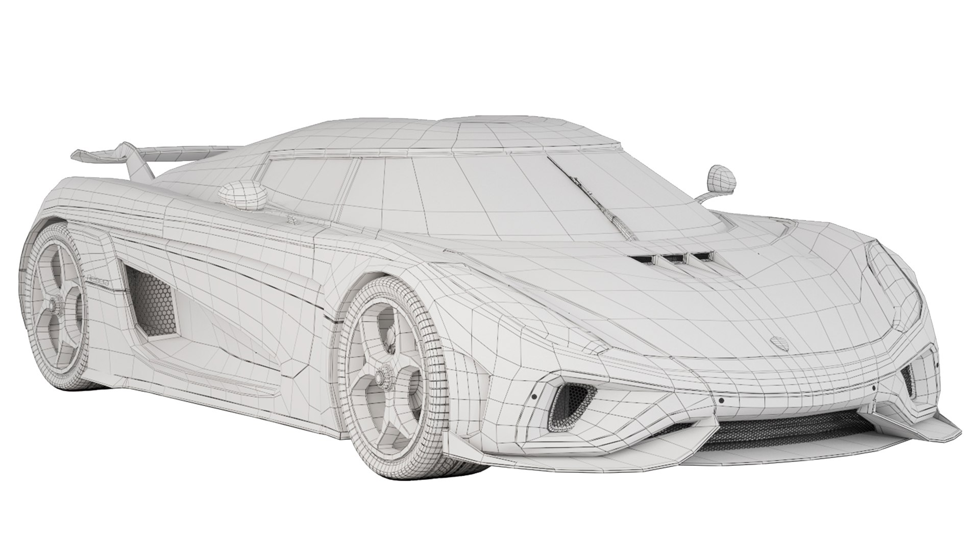 Koenigsegg Regera 2016 Model - TurboSquid 1894402
