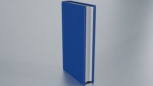 Minimalist Modern Hardcover Book 3D Model 3D model