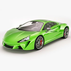 3D Generic Supercar v19