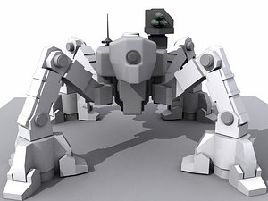maya combat robot spider