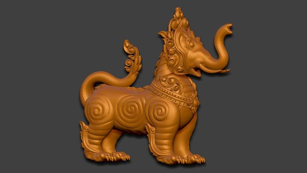 modelo 3d Estatua de Angkor con soporte de Mokor 2 - TurboSquid 2310599