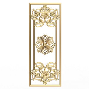 Boiserie Carved Decoration Panel 012