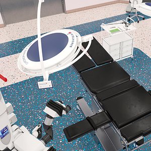 Operating Room Rigged for Maya